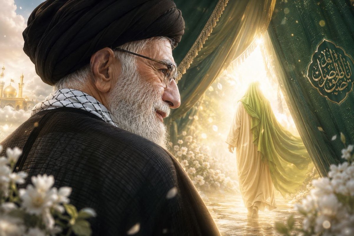 zhrnwry4's tweet photo. وقتی از امام مهدی حرف میزنم،
در ذهنم این امید زنده میشود که این مسیرِ ایستادن کنار حق، بینتیجه رها نمیشود.
When I speak of Imam Mahdi (may God hasten his appearance),
it brings me hope that this path of standing with truth does not go unanswered.
#KhameneiTheGreat https://t.co/9QCB8Y2Ouw
