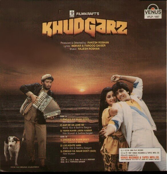 BollyMemories's tweet photo. #39YearsOfKhudgarz 31Jul1987
Aap Ke Aa Jaane
Zindagi Ka Naam Dosti
Log Kehte Hai
#Jeetendra #ShatrughanSinha #Govinda #Bhanupriya #AmritaSingh #Neelam #KaderKhan #SaeedJaffery #KiranKumar and #RishiKapoor
#Indeevar #FarukKesar
#RajeshRoshan
#RakeshRoshan https://t.co/2Xs92U6Vt4