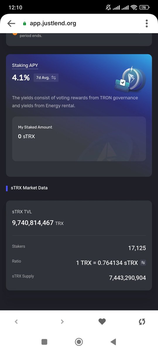 Freelancing_Of's tweet photo. @DeFi_JUST Day 2 | JustLend DAO Explorer Map

Today’s discovery was Staked TRX. Simple interface, easy navigation, and a nice way to learn more about DeFi on TRON.

Excited for the next exploration! 

@Philosophy_eth 
@SabaSidratul 
@DragonSofiq90

#TRONDeFiSummer https://t.co/eGFzoehAar