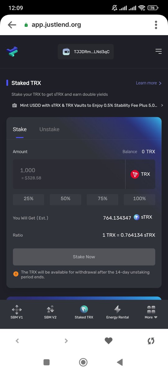 Freelancing_Of's tweet photo. @DeFi_JUST Day 2 | JustLend DAO Explorer Map

Today’s discovery was Staked TRX. Simple interface, easy navigation, and a nice way to learn more about DeFi on TRON.

Excited for the next exploration! 

@Philosophy_eth 
@SabaSidratul 
@DragonSofiq90

#TRONDeFiSummer https://t.co/eGFzoehAar