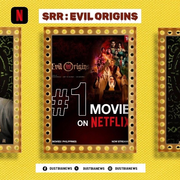 DUSTBIANEWS's tweet photo. #1 MOVIE ON NETFLIX PHILIPPINES! 🇵🇭🔥
SRR: EVIL ORIGINS
Congratulations ❤
From MMFF to #1 on Netflix! Ang galing!
If you haven't watched yet, stream na!
@dustinyuu | @RegalFilms
#EvilOrigins #ShakeRattleAndRoll #DustinYu #NetflixPH https://t.co/88RUL3gcDm