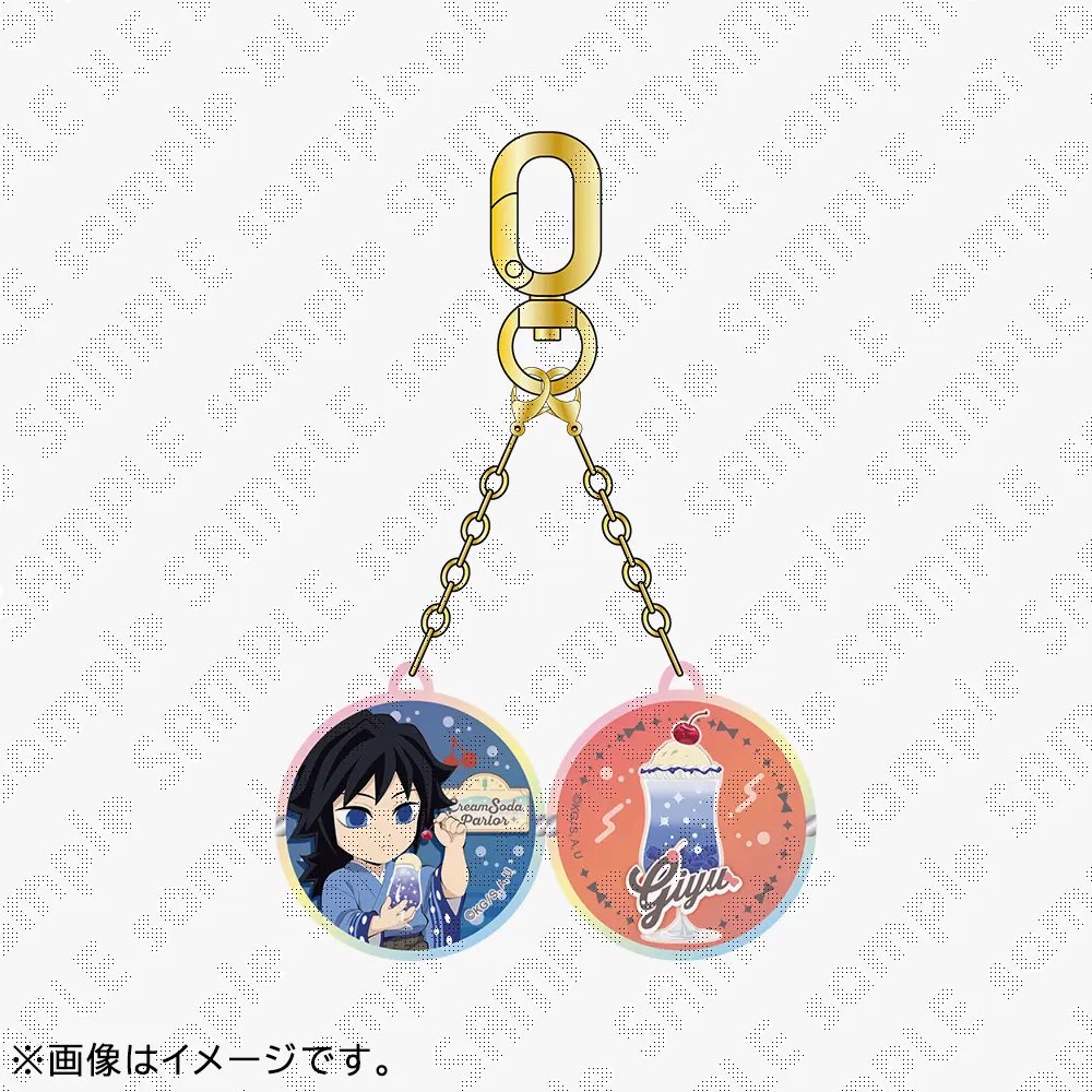 義勇　ufotable チャームまとめ ufotable Cafe Tokyo】 ご好評につき、「鬼滅の刃 クリームソーダ