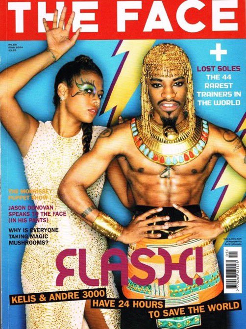 KORDEICLUB's tweet photo. kelis and andre 3000 photographed by david lachapelle for ‘the face magazine’ issue #88 (2004) https://t.co/uSWR0CbbFH