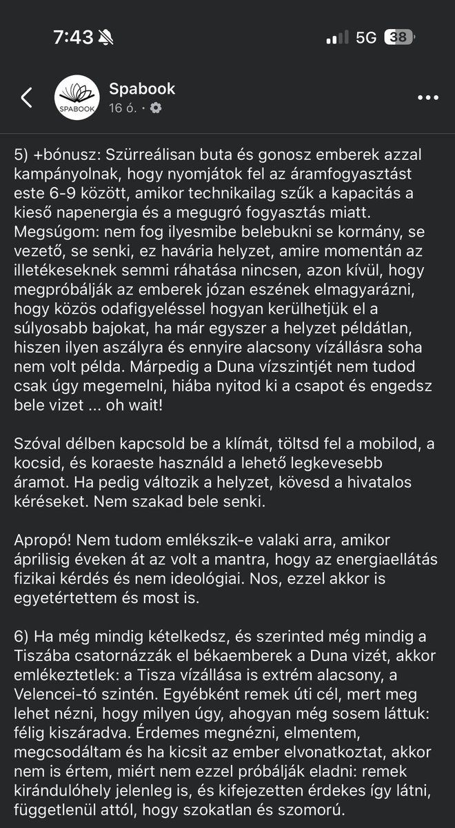 criticaledgehun's tweet photo. Akik most azon vekegnek, hogy nem engedik be a Duna vizét az országba, azok olvassák el ezt. https://t.co/fsv7OPGGWp