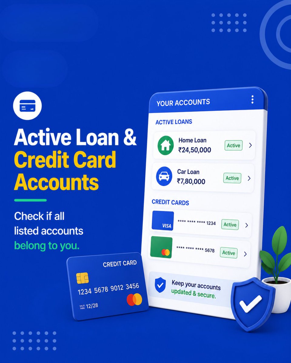 LeapMoney_'s tweet photo. Your credit score isn't the whole story.

Before applying for a loan, review your credit report and check:
 Personal details
 Active loans
 Payment history
 Credit enquiries
 Errors
A small mistake today can delay tomorrow's loan.
🌐 https://t.co/PP54rZ0jaq
#CreditReport #Credit https://t.co/jR6xnEanzL