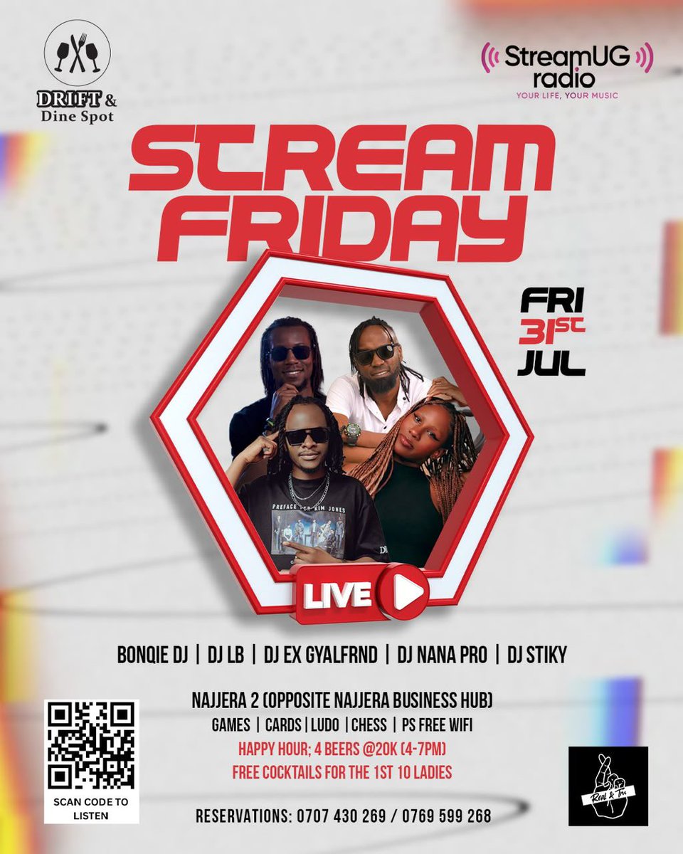 BonqieDj's tweet photo. Stream Friday Sn 4 is Today 💯Pull up

@deejay_LB_ @Deejay_Stiky @djexgyalfrnd @StreamUGRadio https://t.co/uNkwRKokWA