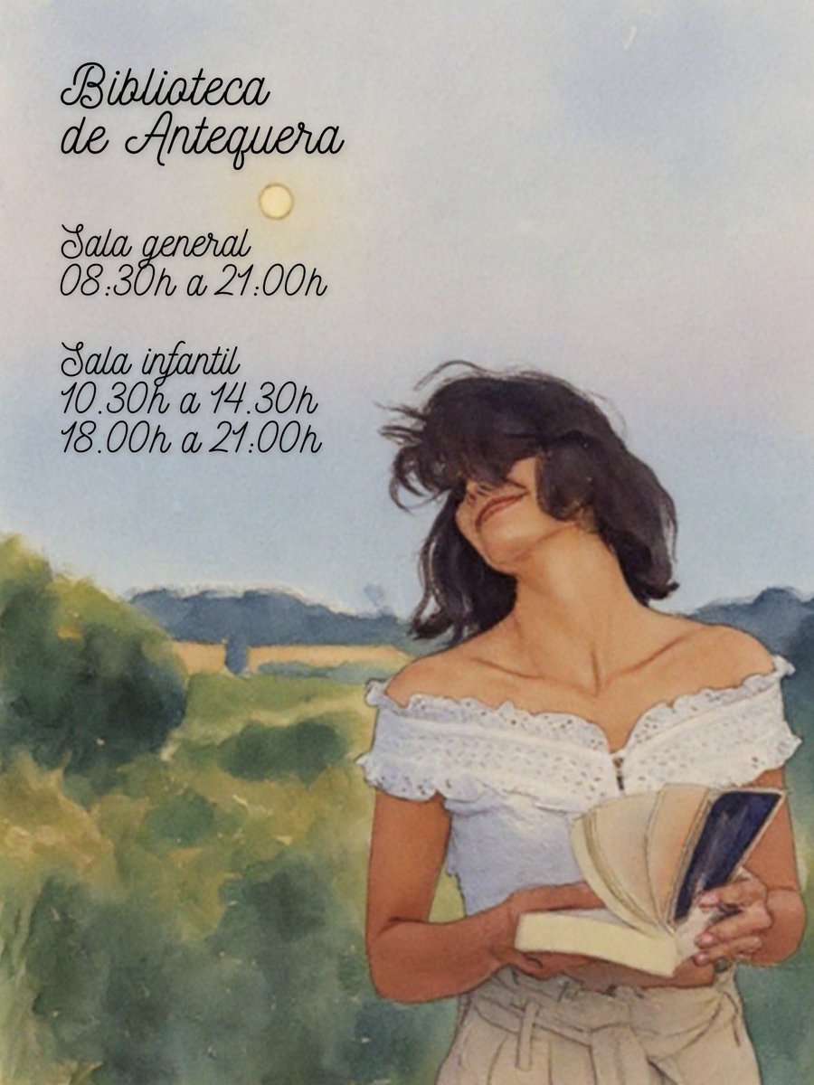 BibliotecaATQ's tweet photo. ¡Muy buenos días!
👋🏼 Despide la semana entre libros y vente, hoy viernes, a la Biblioteca de #Antequera

Ilustración Loreenart https://t.co/eTEHnenBaJ