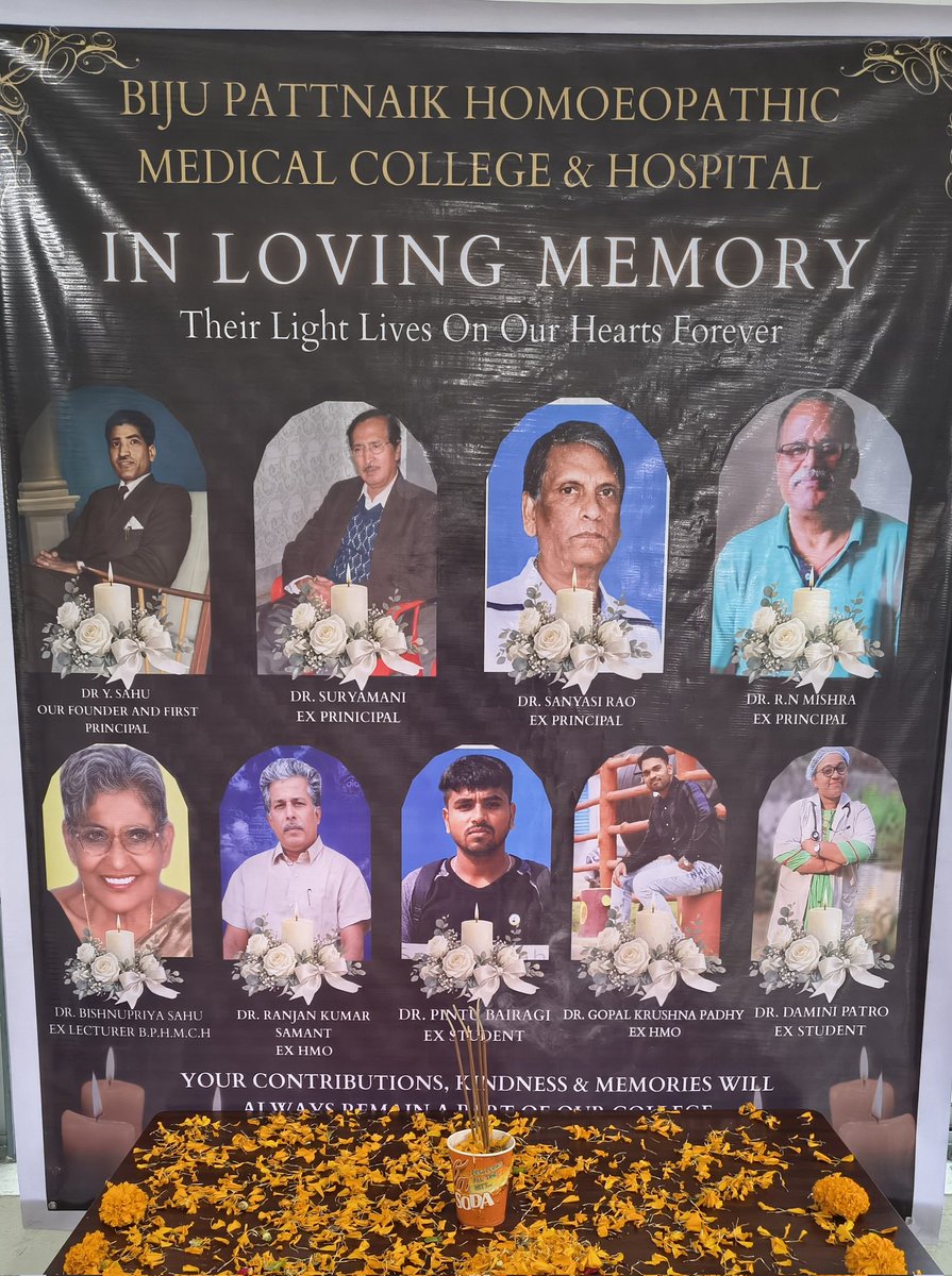 Bphmch2025's tweet photo. A solemn tribute to our departed former Principals, Lecturers, HMOs, and students on the 57th Foundation Day. Their service, dedication, and memories remain forever a part of our institution. 🙏 https://t.co/tcJqdkYPgh