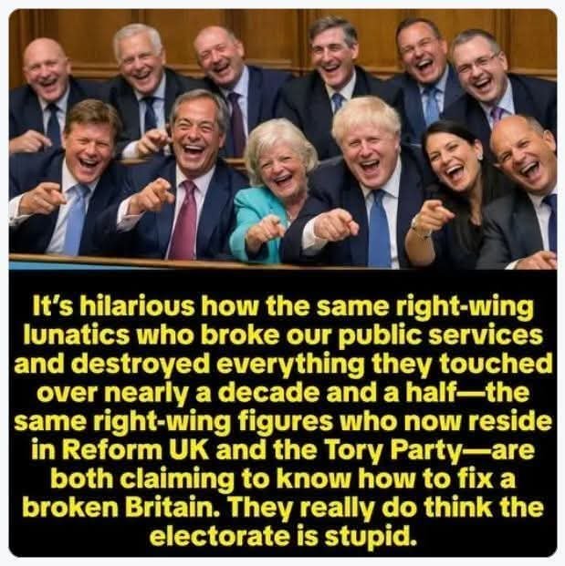 TheGraveside's tweet photo. @Nigel_Farage Poor me
Poor me
Pour me another vintage wine in my private members club
Two Tier Farage
#r4today #bbclaurak
#FakeFarage https://t.co/VtfduusG4c