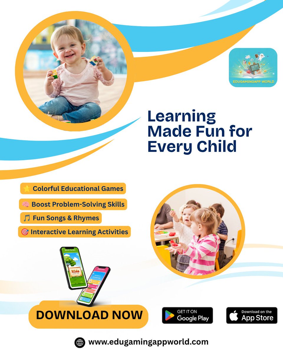 LinSnowTV1's tweet photo. 🎉 Learning Made Fun for Every Child with Edugamingappworld! 🌈
Download Edugamingappworld Today!
🌐 Website: https://t.co/5o1JBWci82
#Edugamingappworld #LearningMadeFun #KidsEducation #EducationalGames #InteractiveLearning #PreschoolLearning #NurseryRhymes #MathGames https://t.co/cgcphB26c0