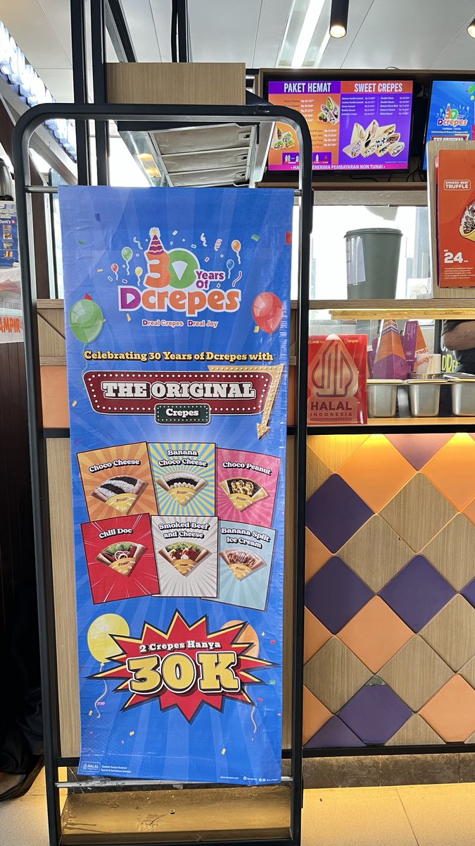 mayalarasati's tweet photo. ✨PROMO DCREPES✨

Beli 2 crepes, cuma bayar 30rb
Pilihan crepes yang bisa dibeli ada di foto kedua ya
Berlaku sampai 5 Agustus 2026 https://t.co/6bnnCNun7H