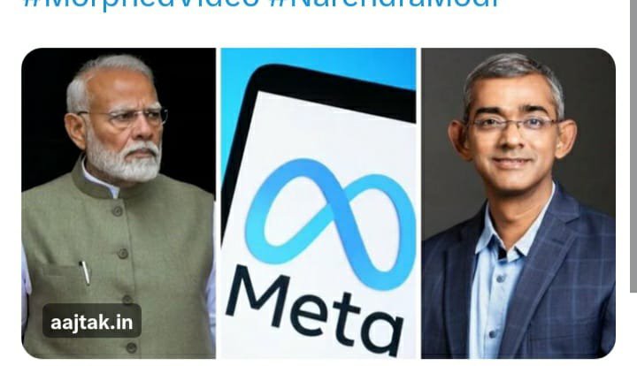NationwithAnu's tweet photo. AI से मॉर्फ्ड वीडियो मामले में Meta इंडिया हेड के खिलाफ केस दर्ज। डिजिटल छेड़छाड़ पर अब कानूनी शिकंजा और सख्त होता दिख रहा है।
#Meta #AI #Deepfake #NarendraModi https://t.co/7q17iSU6GS