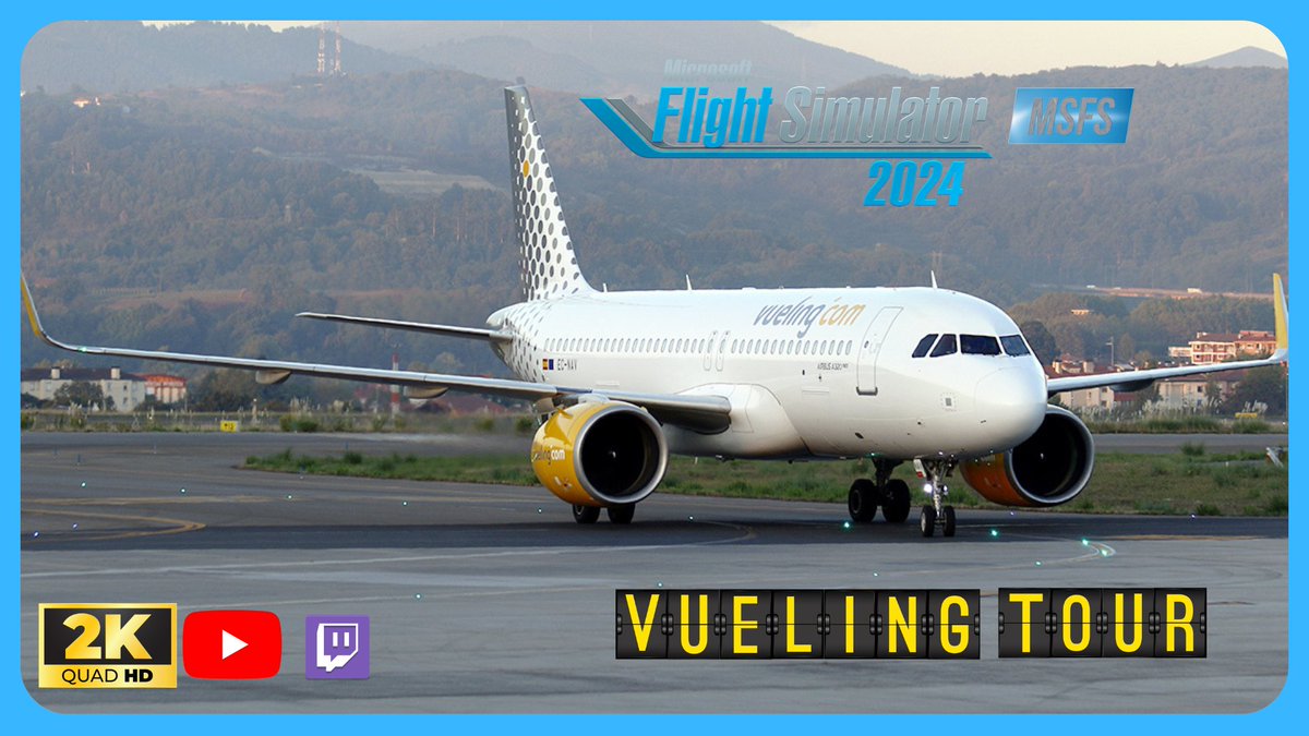Wany83_Simu's tweet photo. Buenos días a todos !!! Esta tarde retomamos tour de VUELING con nuestro A320, así que nos vemos como siempre a las 18:30h  🇪🇸 en https://t.co/DplVcxfCvq. Os espero !!! https://t.co/xnQUPGh51P
