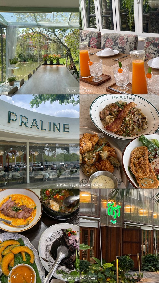 preawbillpp's tweet photo. ร้านอาหารครอบครัว ผู้ใหญ่ถูกใจแน่นอน🫶🏻

ธรรมชาติโอชา - บรรยากาศดี มีโซนเยอะ
Praline - บรรยากาศดี คนเยอะ
สรร อาหารไทย - ที่สุดอาหารไทย
มาเรีย การ์เด้น - ร้านสวย ร้านใหญ่และหรู
สามเสนไลฟ์เดอะริเวอร์ - ติดริมน้ำชิวๆ https://t.co/GvNMkEByB9