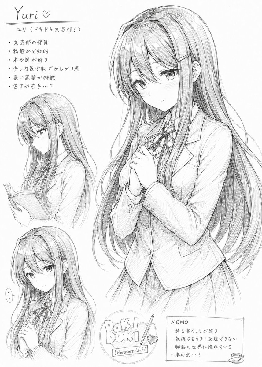 Occillo_001's tweet photo. #DDLC #Yuri https://t.co/pXasAU1rZA