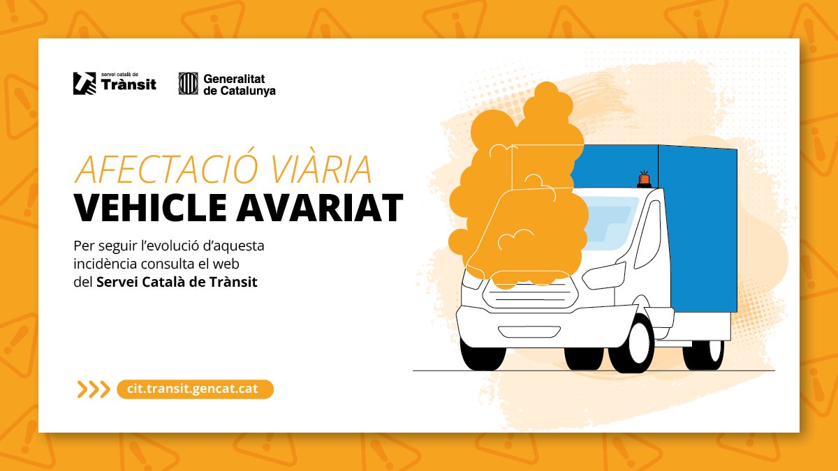 transit's tweet photo. 🟡 L'#avaria d'un autobús al carril central de la C-31 a l'Hospitalet de Llobregat en sentit a la plaça Cerdà provoca 1,5 km de lentitud https://t.co/JgxJ5sqnvS