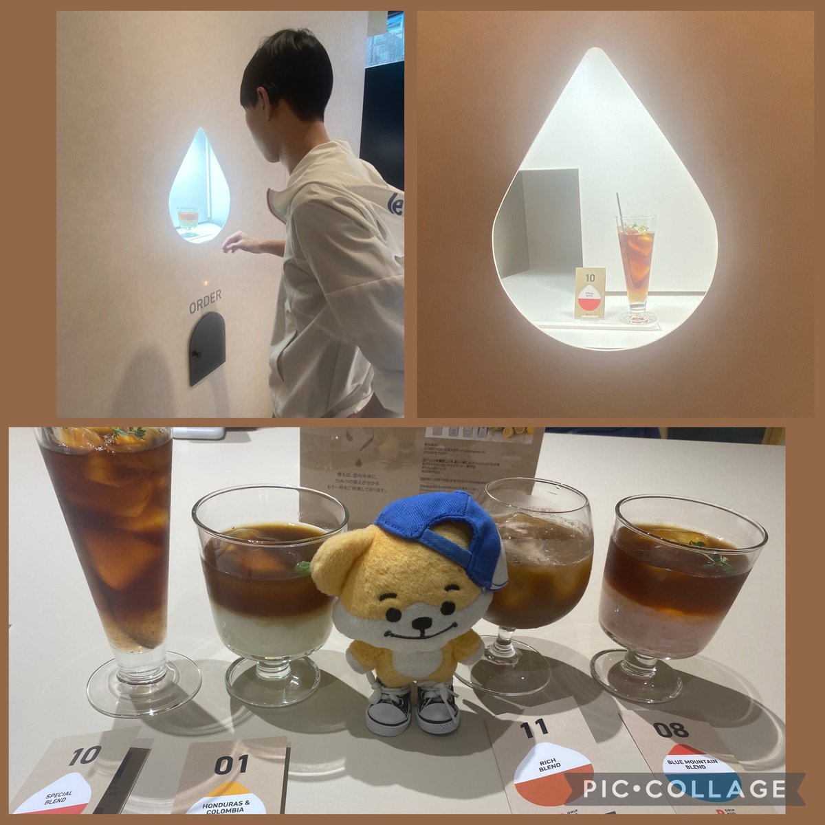 one_san10's tweet photo. #ひみつのドリップ  またまた来ちゃいました。@UCC_drippod 
試したい味があるから。ヨーグルトやフルーツとコーヒーって、自分じゃ試すのに勇気いるもんね。今日は、イチジクとヨーグルトを試してみました。
#バリスタのいないアイスコーヒー専門店  #DRIPPOD https://t.co/9KKDSOVP7s