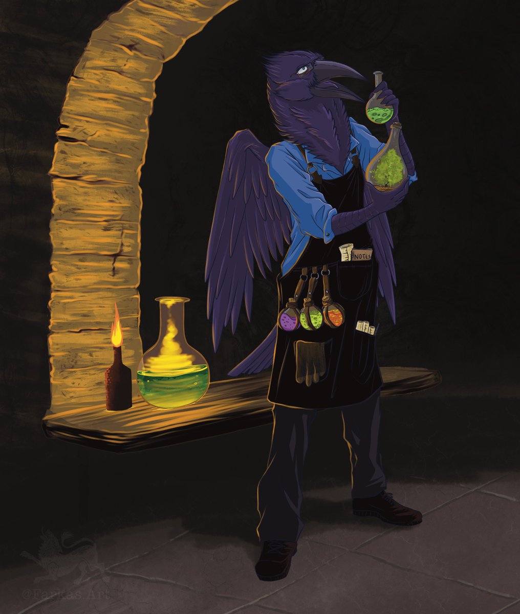 la_ty_rex's tweet photo. Art by me, OC by GEOV4NN1

#furryㅤㅤㅤ #furryartㅤㅤㅤ #furrydraw #furryarwork #furryartists #Raven #Alchemist #Commision #CommissionsArt #VGen https://t.co/NkUhsgNC1e