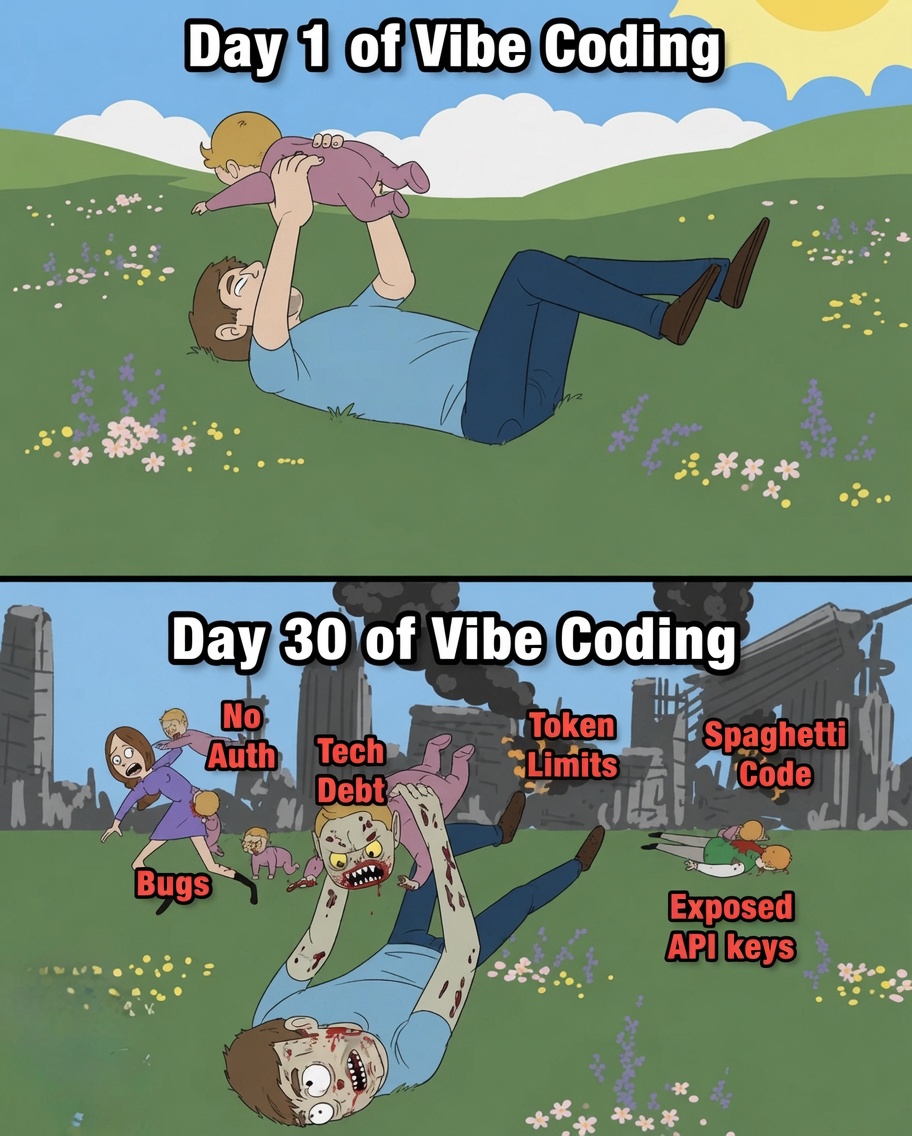 RyanEls4's tweet photo. Vibe Coding be like 😂🤭 https://t.co/PPgPZrlExR