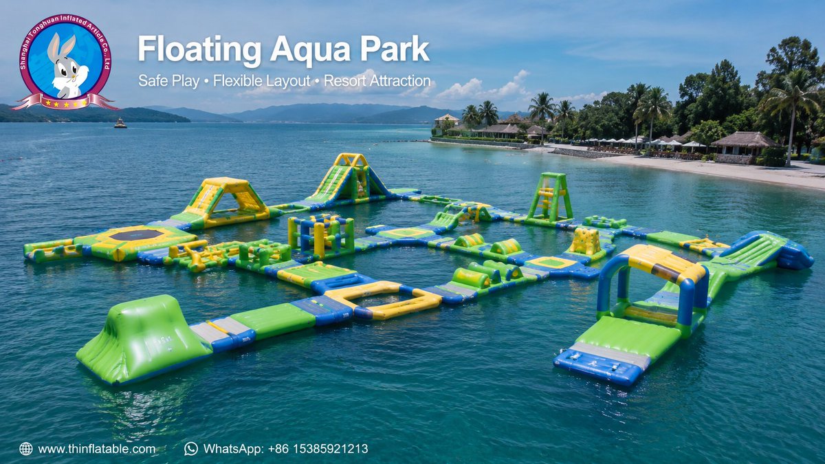shthinflatable's tweet photo. Turn open water into a commercial attraction. 🌊
Slides, trampolines, climbing zones and floating walkways come together in one expandable aqua park.
Custom layout, colors and logo available.
WhatsApp: +86 15385921213
 https://t.co/wOFjG4Bk4U 
#InflatableWaterPark https://t.co/5oLP0Yj0PP