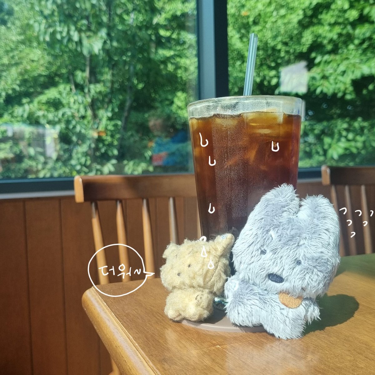 ddolitbe's tweet photo. 더우니까 붙지 말라십니다 https://t.co/ev4e8OvZtT