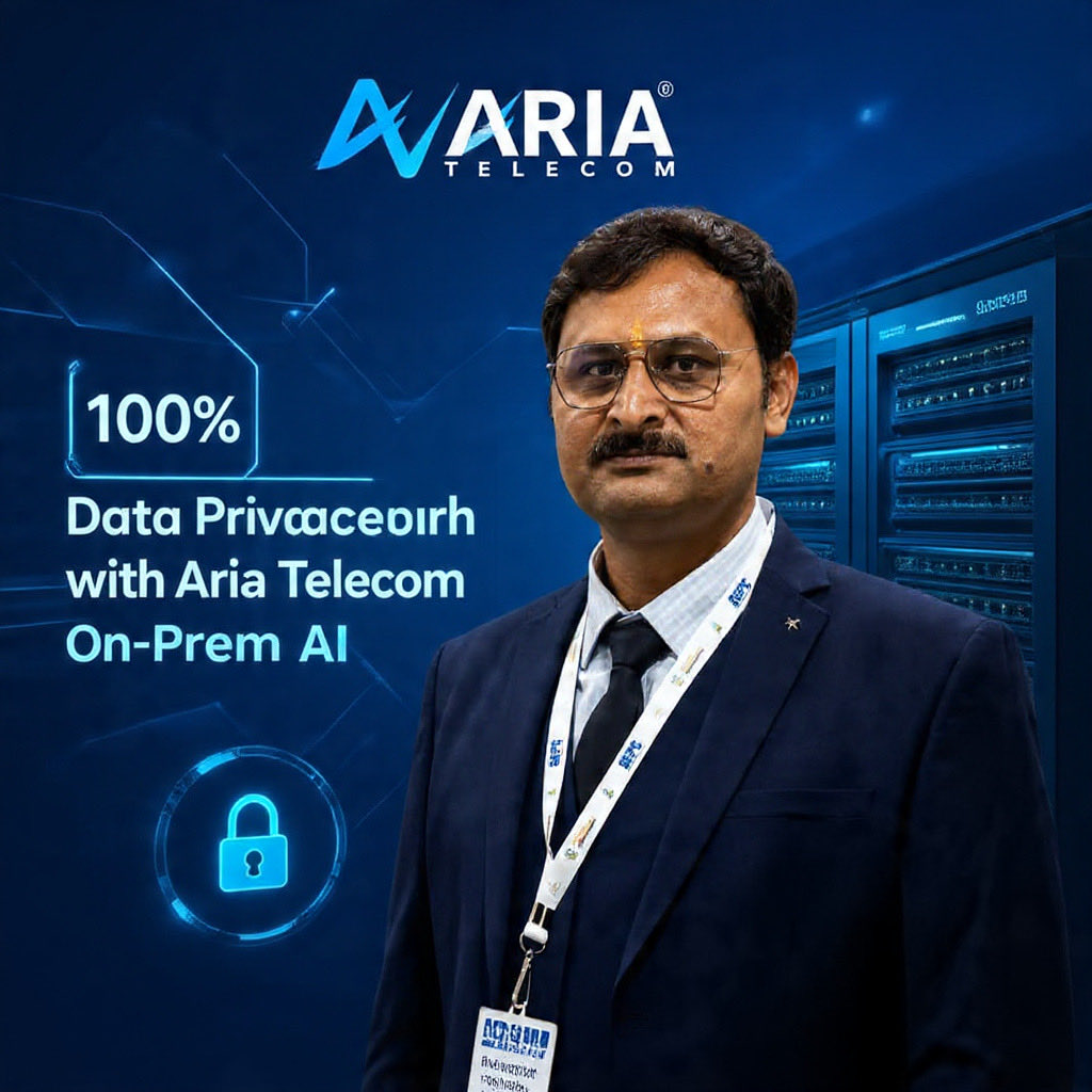 Rsaini04's tweet photo. In AI, your data is your biggest asset. And your biggest risk.

We are the only company in India to provide in-house developed AI technology deployed on your own premise server.
 #AI #OnPremAI #DataPrivacy #ShareBrokers #FinTech #AriaTelecom #MadeInIndia https://t.co/aAG70JFPQq