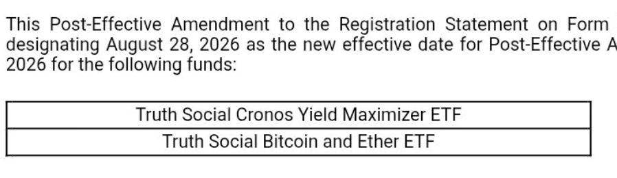 GibCryptoNews's tweet photo. "The $CRO ETF isn't going to save you, @Kris isn't going to save you. @Cryptocom owes you nothing."

My opinion today is the same as it was in March. The $CRO ETF has been pushed back, now to the end of August 2026. 

$BARON has done more for Cronos Chain hype than anything else in the last month. That should tell you all you need to know.