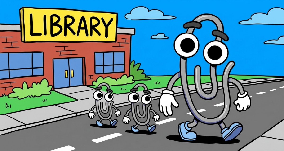 ClippyRH's tweet photo. Multi-generational Clippy https://t.co/TzsGYnPrRg