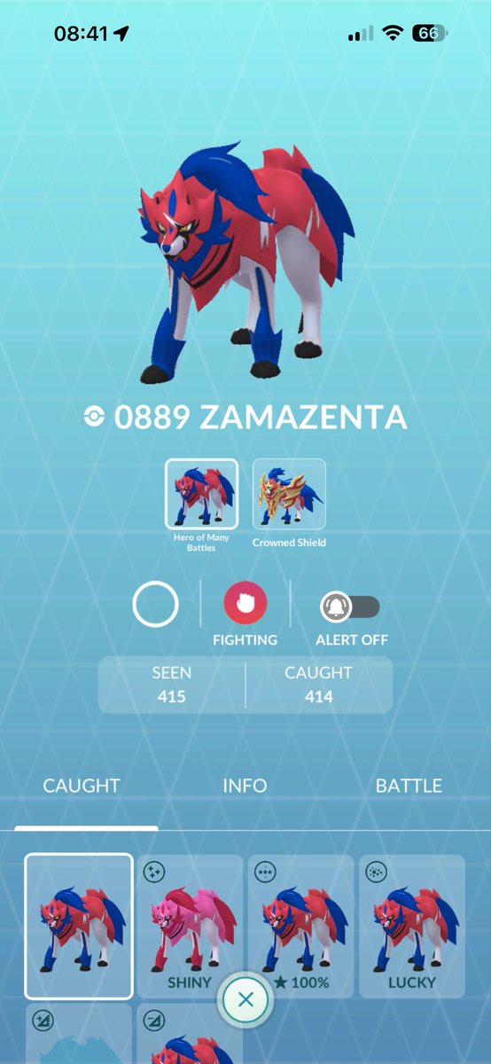 LukeGoatMutter's tweet photo. @Timetravel1013 Monstrous collection really sick! How many legendary raids have you done? For me Zamazenta is the pokemon I have managed to get the most hundo’s off despite only doing like ~400 raids https://t.co/lEiqpanhPW