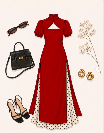 Glamtrendzz's tweet photo. Bold in red, timeless in polka dots. ❤️✨

#OOTD #RedOutfit #PolkaDots #RedDress #StyleInspo #Fashion #Fashionista #ChicStyle #ClassicFashion #ElegantLook #OutfitOfTheDay #StreetStyle #StyleGoals #TrendyFashion #InstaStyle #FashionLover #OOTDFashion #RedStyle #PolkaDotDress https://t.co/H7qKP62O5p