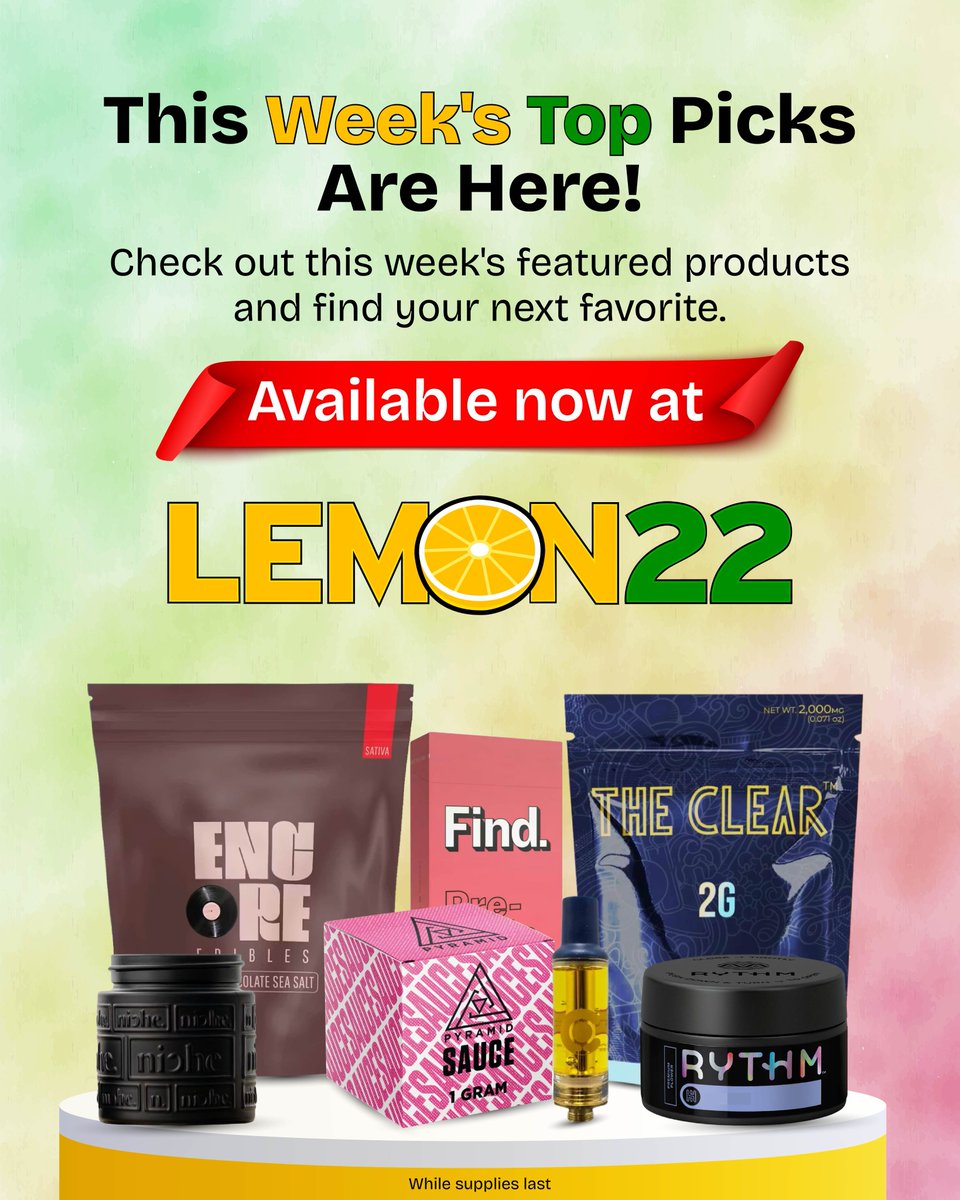 lemon22nj's tweet photo. 🔥 This Week’s Top Picks Are HERE!

From customer favorites to exciting new finds, these featured picks are ready for you at Lemon22. 👀

Stop by and discover your next favorite—while supplies last!

#WeeklyPicks #NewFavorites #LocalFavorites #MustTry #highsociety https://t.co/JlX2ZceJWk