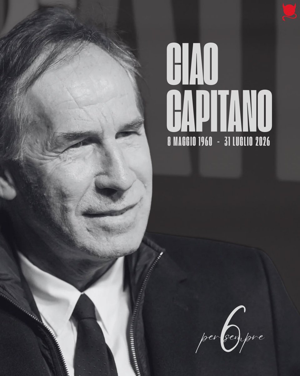 RadioRossonera's tweet photo. Ciao Capitano 💔 https://t.co/MI1Yr2Ng0q