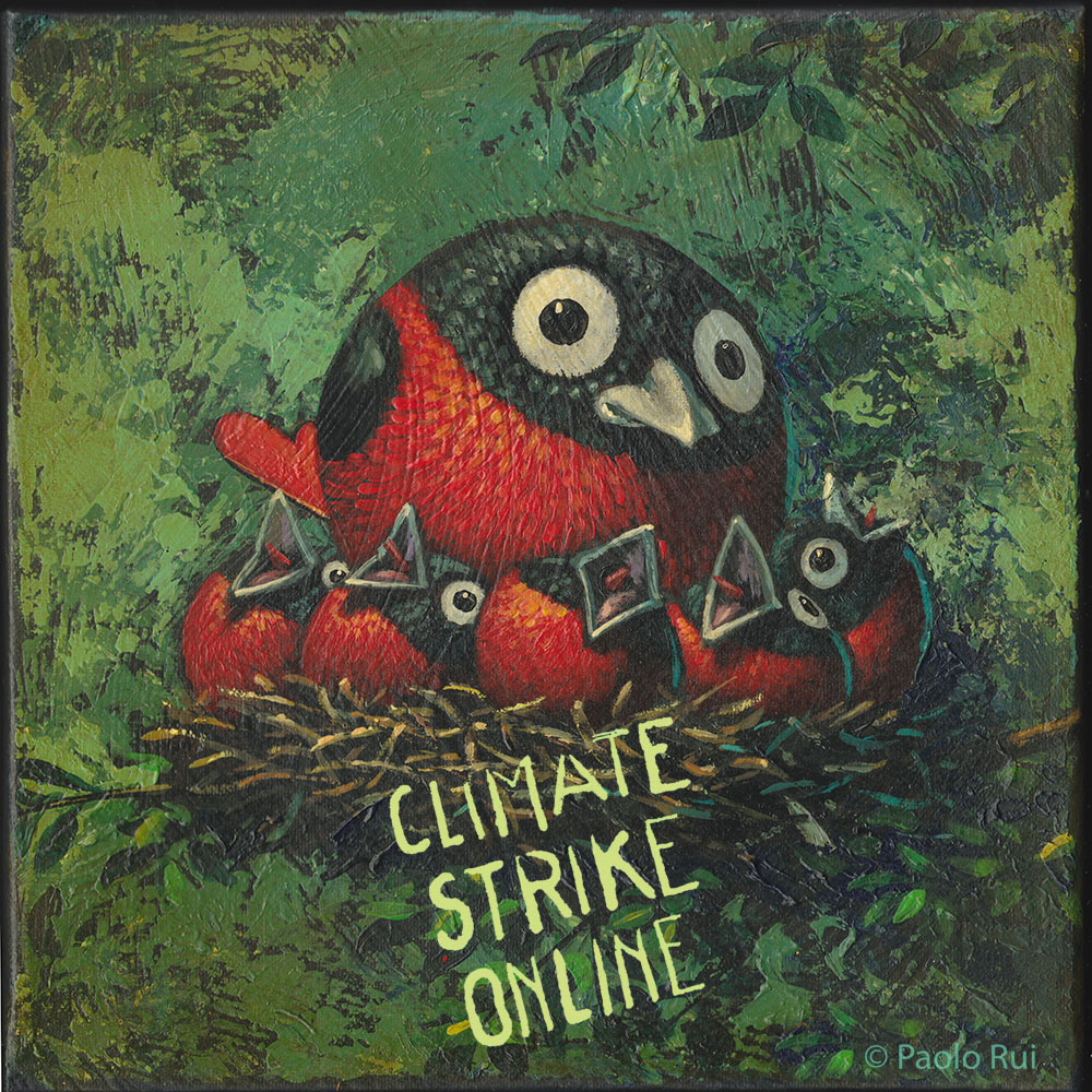 RuimanPaolo's tweet photo. Climate strike online
© Paolo Rui
https://t.co/scRqfRSe9E
#ClimateStrikeOnline #ActNow #ClimateJustice @greenpeace @peta @fridaysforfuture #AnimalRights #GoVegan #AnimalsAreNotFood #EndFactoryFarming #StopAnimalCruelty #illustratorsforclimate
#noddlcaccia @seashepherd @wwf https://t.co/86reBn4QO7