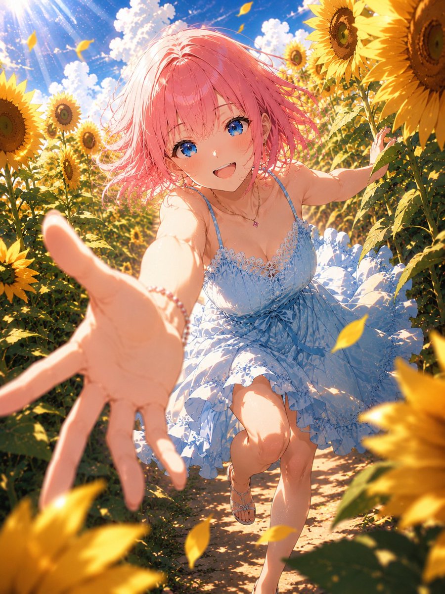 oti_fan_sub's tweet photo. さぁ、こっちおいで!🌻✨
夏って暑い日が多いから、 水分補給しながら無理はしないでね🥤☀️
でも、せっかくの夏だもん♪
一緒にいっぱい楽しもうよ🥰💕
最高の思い出、たくさん作ろっ🌻✨
#MelOC https://t.co/Aq2EmZNMn6