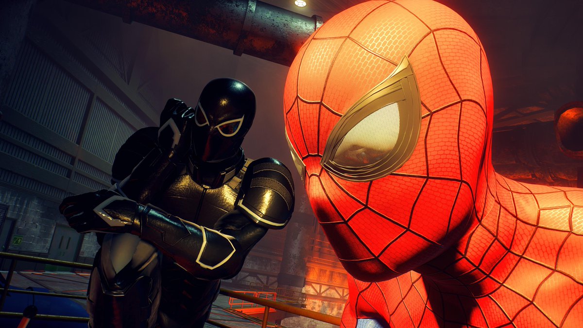 MK07119's tweet photo. Did I glad taking these pics before watching BND . This suit looks incredible both movie and game . #InsomGamesCommunity https://t.co/kzGdSQYe26