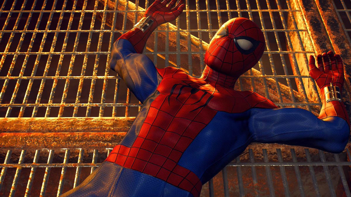 MK07119's tweet photo. Did I glad taking these pics before watching BND . This suit looks incredible both movie and game . #InsomGamesCommunity https://t.co/kzGdSQYe26