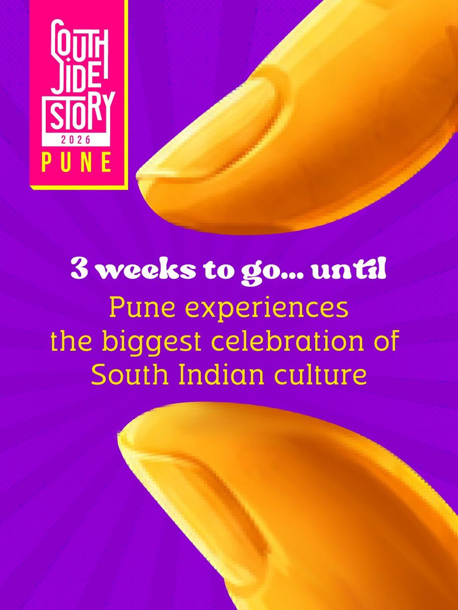 RedFMIndia's tweet photo. Pune, the countdown is officially on. ⏳

In just 3 weeks, your city will experience South Side Story for the very first time.

Do get your tickets fast before you miss out - https://t.co/uiVEfw4x1a 

📍 Messe Global, Laxmi Lawns
📅 22 August 2026

#SouthSideStory #SSS2026 #SSSPune