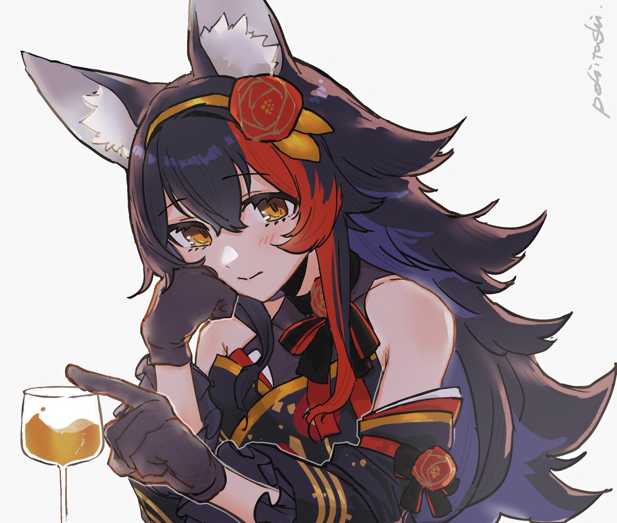 pohitashi's tweet photo. 7月もミオちゃんでした #今月描いた絵を晒そう https://t.co/2IfyQIhWd1