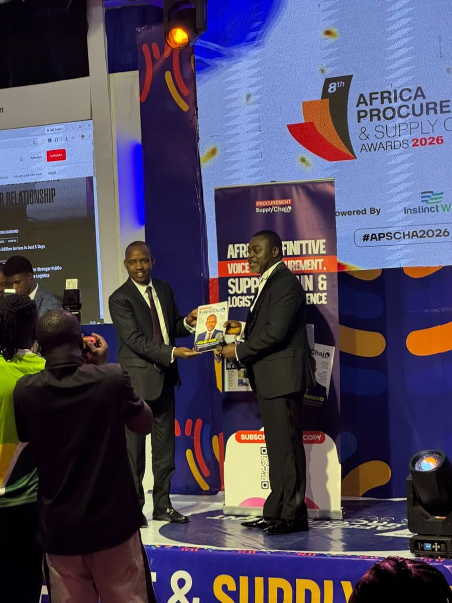 KenyaPower's tweet photo. Celebrating Dr. John Ngeno: Africa's Public Sector Procurement Trailblazer of the Year

The recognition of Dr. John Ngeno as Africa's Public Sector Procurement Trailblazer of the Year at the 8th Africa Procurement & Supply Chain Conference & Awards (APSCHA 2026) in Lagos, Nigeria, transcends personal achievement. It is a powerful affirmation of procurement's growing role as a catalyst for economic transformation, sustainability, and inclusive growth across the continent.

At a time when Africa is accelerating its journey towards industrialization, energy transition, and regional integration, Dr. Ngeno continues to champion a vision that positions procurement and supply chain management at the heart of development. 

As Dr. Ngeno aptly noted during the awards, "When procurement creates jobs, empowers local enterprises, supports clean mobility, and strengthens regional connectivity, it does more than deliver goods and services. It delivers prosperity."

At Kenya Power, we are proud to celebrate not only Dr. Ngeno's remarkable achievement, but also the values and vision that this recognition represents. Please join us in congratulating Dr. Ngeno on this well-deserved honour and in celebrating a future where every procurement decision contributes to a stronger, more connected, and more prosperous Africa. #PamojaTwangaa