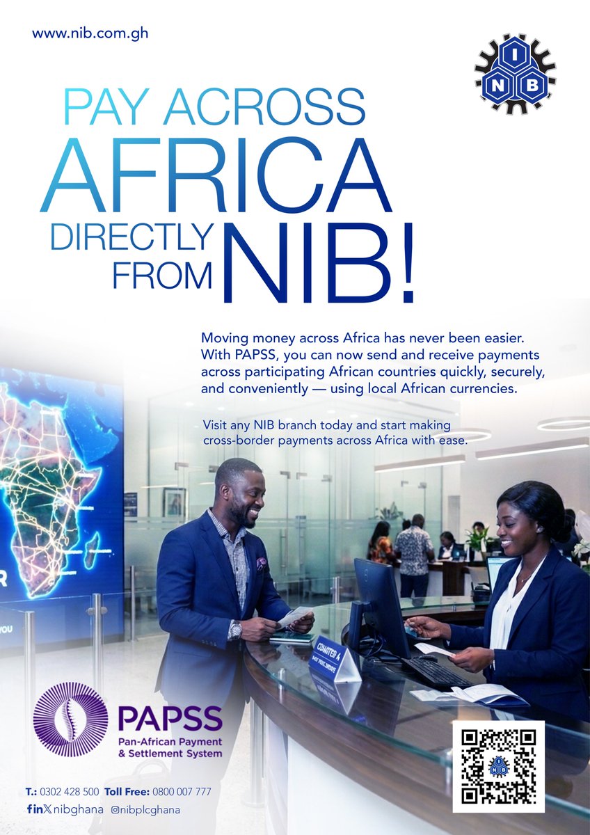 NIBGHANA's tweet photo. The wait is over.

Africa is now just a payment away.

#NIBPLC #YourBusinessIsOurBusiness #Banking #Finance #AfricaConnected https://t.co/F0CEtsfDuW