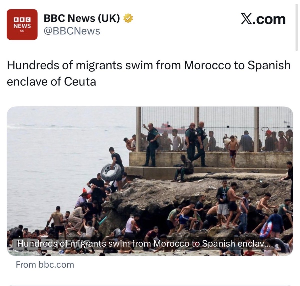RupertLowe10's tweet photo. You cannot hate the BBC enough.

It’s an INVASION. https://t.co/1gmNFD30hf