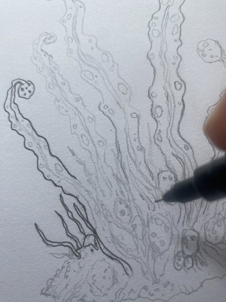 AbingtonJake's tweet photo. Working on some alien sea plants https://t.co/BuhxWH5kQ6