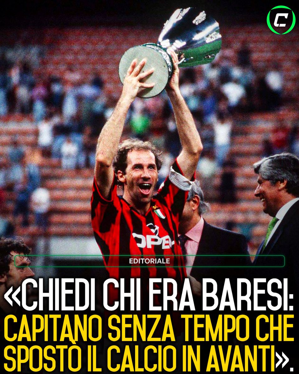 CronacheTweet's tweet photo. L’editoriale di Giuseppe Pastore sul leggendario Franco #Baresi ✍️❤️

(1/8) https://t.co/mJWsl4cBNR