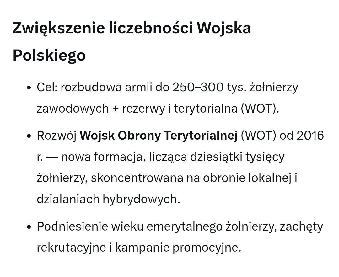 ZofiaPalm's tweet photo. @krzysztofbrejza A prawdziwe działania rządów PIS/ZP w obszarze obronności to: wzrost budżetu na obronę, wzrost liczebności wojska, największe modernizacje sprzętu od lat 90 https://t.co/fEFUzVP82a