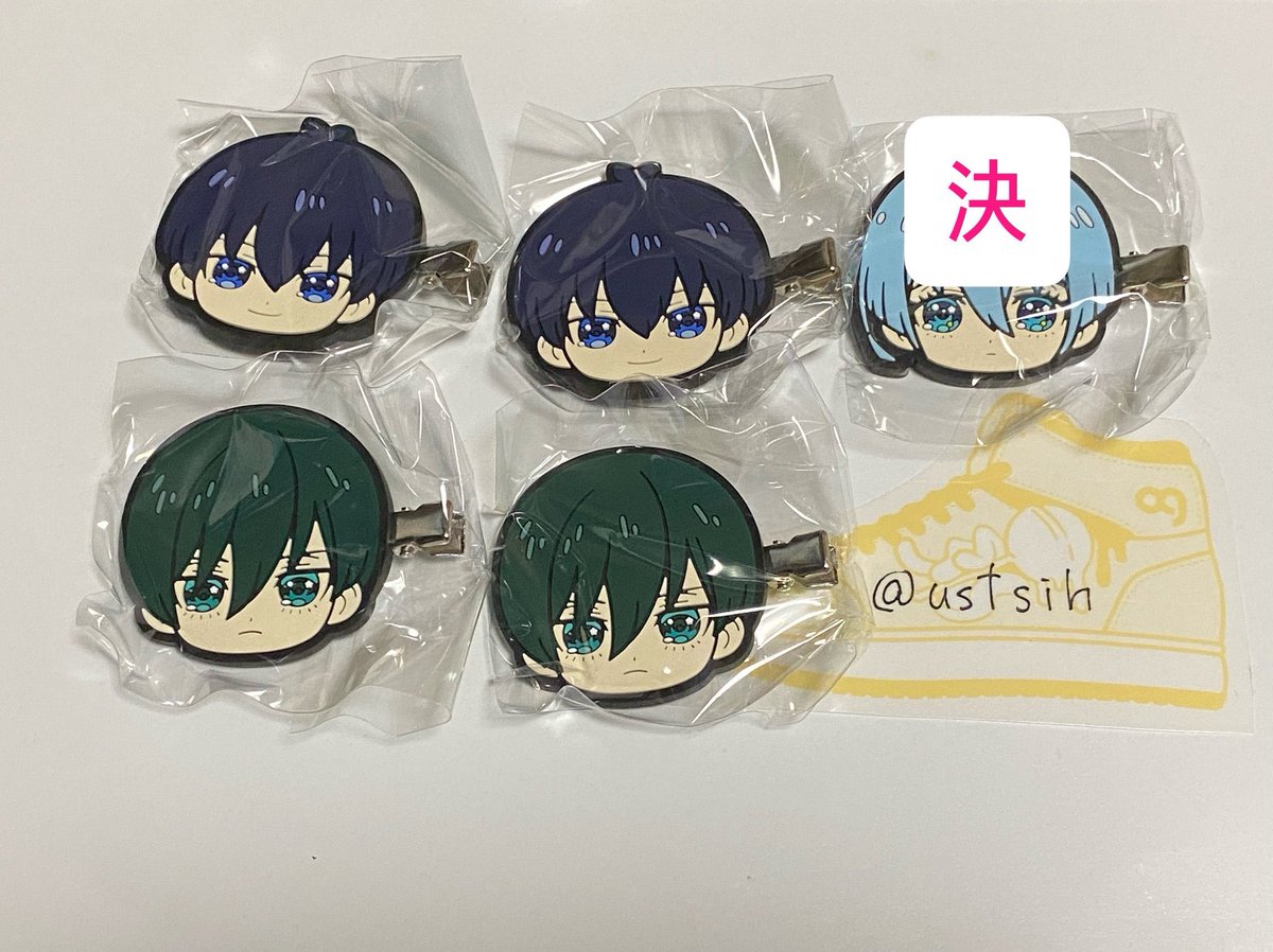 ustsih's tweet photo. 【交換 / 譲渡】
ブルーロック ブルロ ガチャ ヘアピンコレクション

《譲》
潔2 凛2

《求》
千切 or 定価(+送料)

都内お手渡しor郵送
まとめての方優先
検索からでもお気軽にお声掛けください https://t.co/kLx6qVOlHS