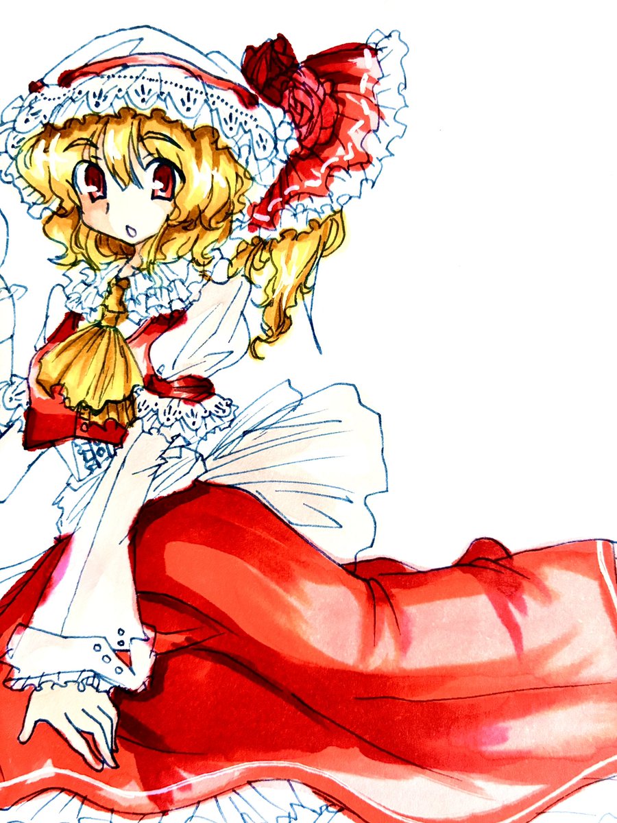 MeeAREA01's tweet photo. とちう〜
こんくらいは描けてる。
前のフランちゃんよりフリル沢山付けた!!!!! https://t.co/SAoRrug7N8
