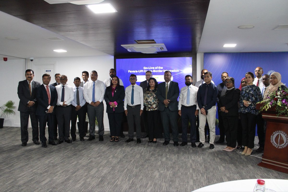 HCIMaldives's tweet photo. From leadership’s vision, policy agreement to real-world implementation. 

The UPI-Favara linkage will transform trade, travel &amp; cross border remittances. Looking forward to expanding this digital highway to merchant QR codes, B2B systems soon &amp; furthering economic ties!

🇮🇳🤝🇲🇻 https://t.co/ppoZxJDWc0