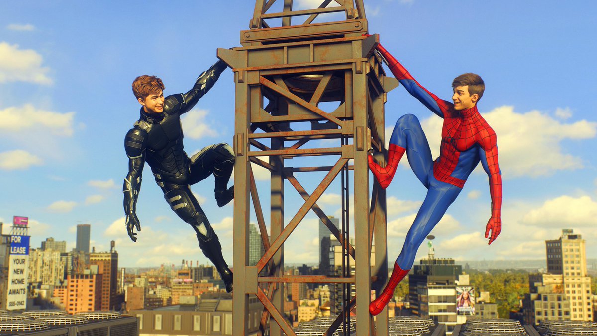 MK07119's tweet photo. @insomniacgames @SpiderManMovie https://t.co/jKFx5yZAsN