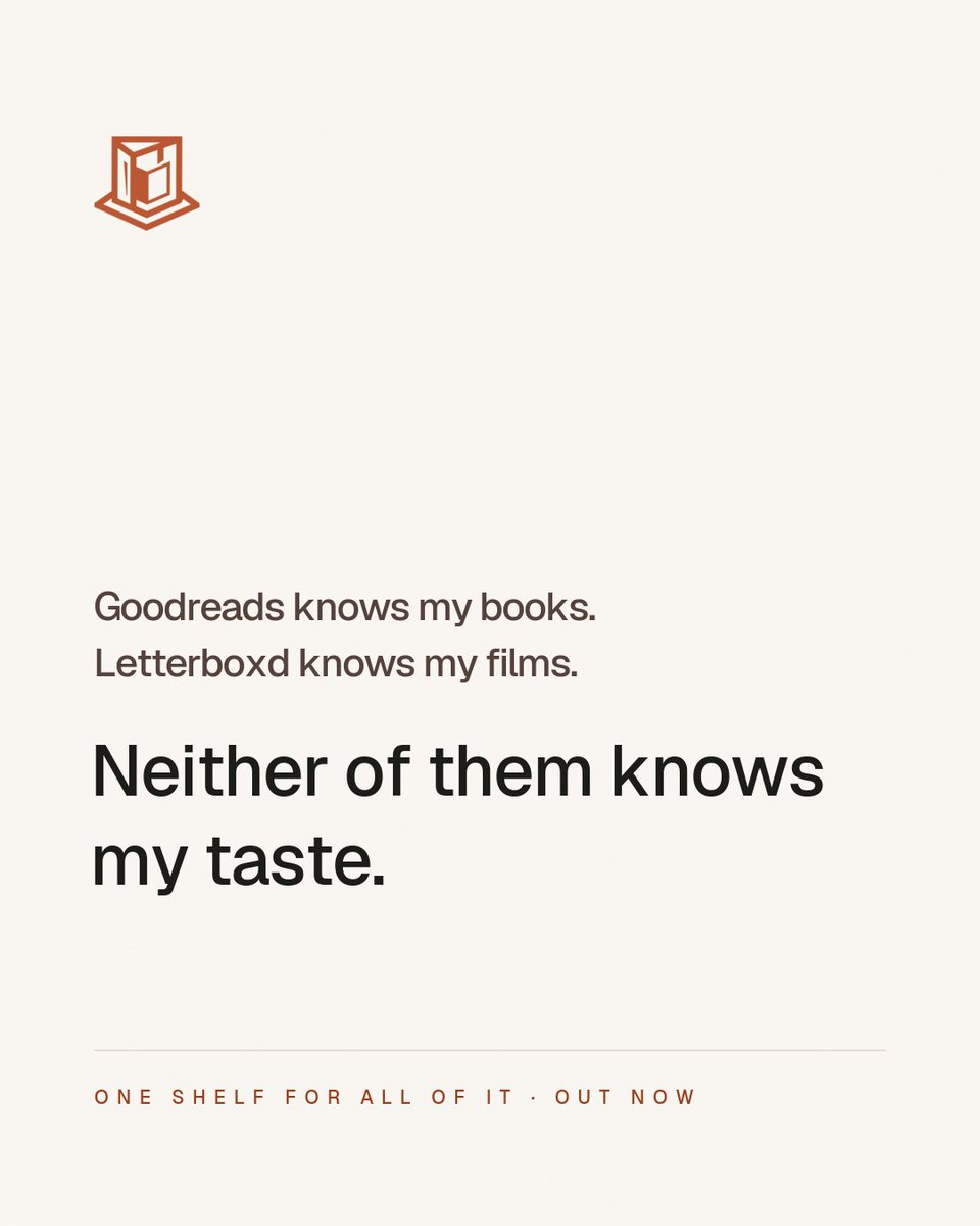 mintrinapp's tweet photo. I read Piranesi and watched Stalker the same week. Goodreads got one. Letterboxd got the other. The thing they had in common lived in neither.

That's the whole reason we built Mintrin. Books, films, TV, music, games, one profile. Free on both stores. #booktwt  #filmtwt https://t.co/0G10OM0VY0