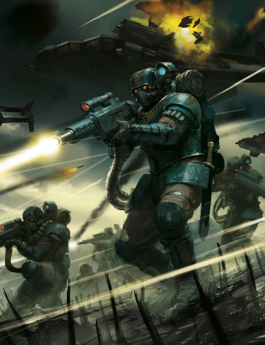 FelixCassander's tweet photo. @Helldivers_NOW Should have went with Tempestus Scions. https://t.co/0JKQwOfegw
